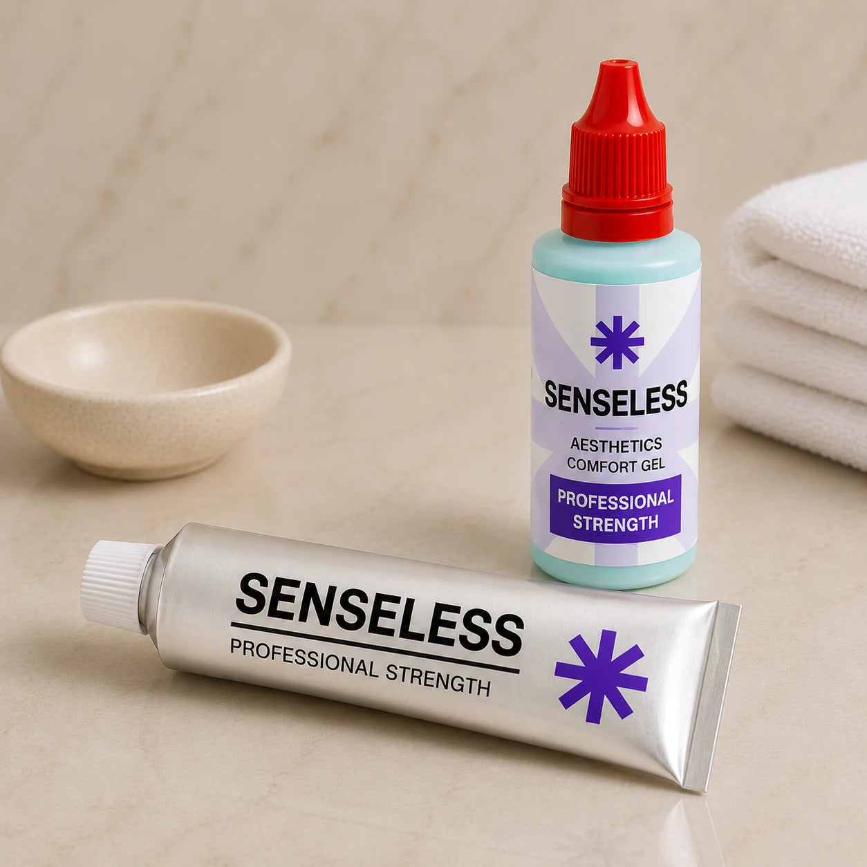 Senseless Professional Strength Comfort Cream and Comfort Gel — botox preparation
